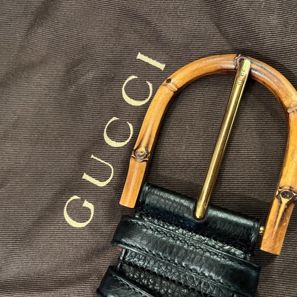 Authentic Bamboo Gucci belt - Picture 8 of 11
